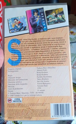 Vhs City Hunter Special 4 - Yamato Video 61 *RARA*