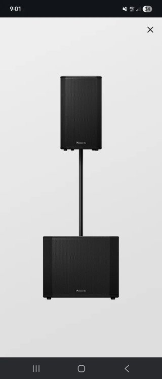 Altavoces Pioneer activos DJ XPRS118s y XPRS122S