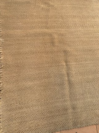 Alfombra Yute Tejido Espiga Beige/Marrón