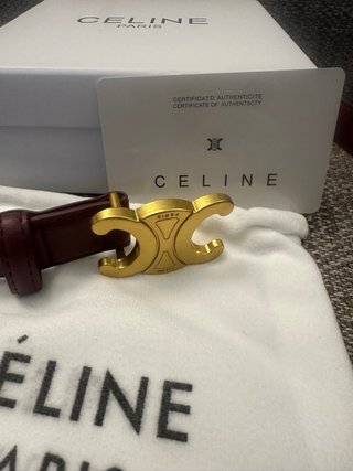 Cintura Celine 110 cm bordeaux