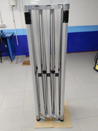 Carpa blanca plegable