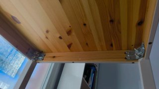 Mesa Ikea Escritorio/Cocina Madera y Metal