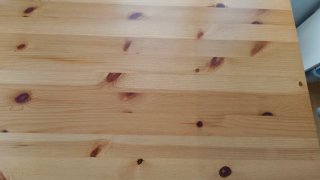 Mesa Ikea Escritorio/Cocina Madera y Metal
