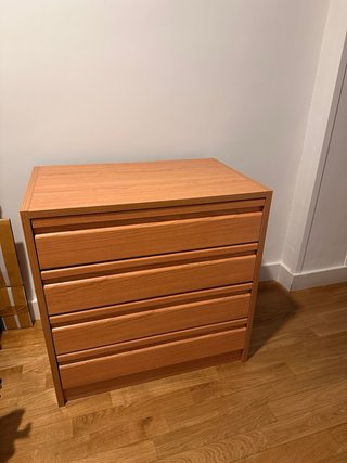 Cajonera de madera 4 cajones