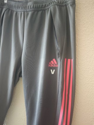 Chándal Real Madrid Adidas Gris y Rosa