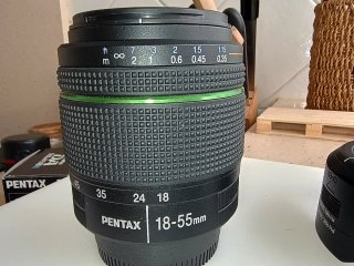 Objetivo Pentax DA 18-55 WR