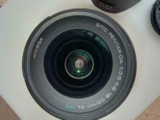 Objetivo Pentax DA 18-55 WR