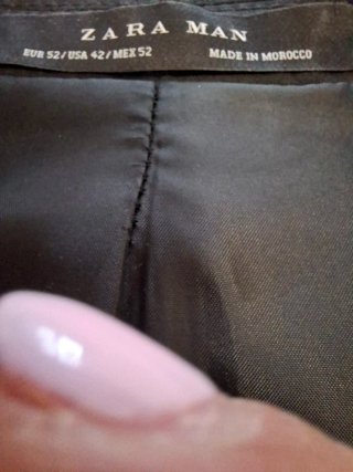 Abito Zara Uomo Nero Taglia 52