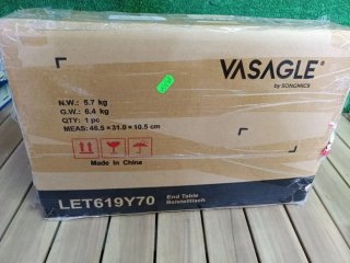 VASAGLE LET619Y70 Mesita de Noche, Mesa Auxiliar c