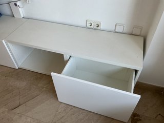 Mueble TV IKEA Besta Blanco