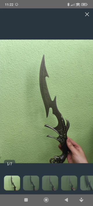Lote de 6 espadas decorativas