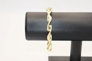 Pulsera rizada dorada