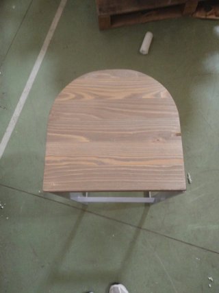 Pack 4 Taburetes Madera y Metal 75cm