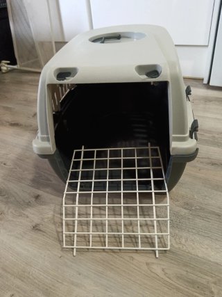 Transportín Perro Negro y Gris