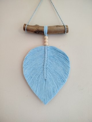 TAPICES de Hojas/Plumas macramé
