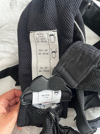 Mochila Porta Bebé BabyBjörn Negra