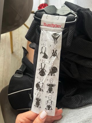 Mochila Porta Bebé BabyBjörn Negra