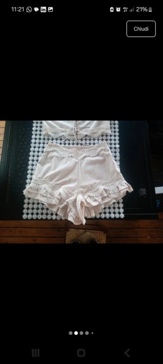 Completo estivo donna beige