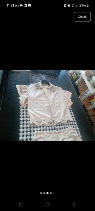 Completo estivo donna beige