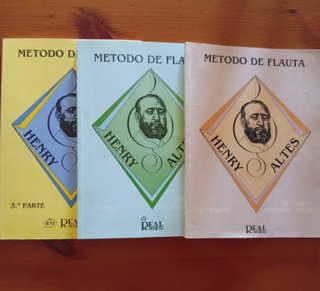 Método de Flauta Henry Altes 1ª , 2ª y 3ª