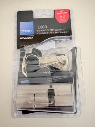 Bombín TESA TX80 30+50mm Seguridad