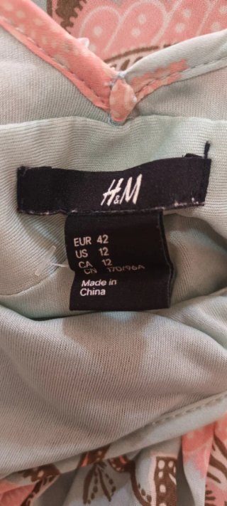 Vestido H&M floral M