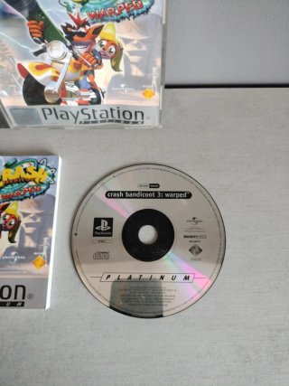 Crash Bandicoot 3 Warped PS1 Platinum