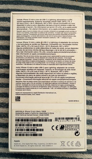 Caja original iPhone 12 Mini