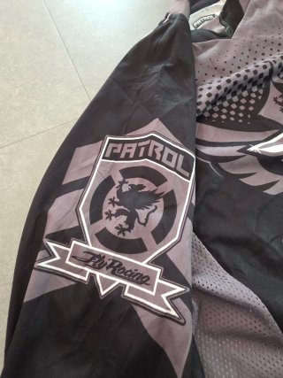 Maglia Motocross Fly Racing Patrol Grigia Nera 3XL