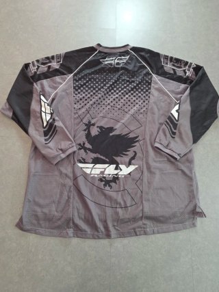 Maglia Motocross Fly Racing Patrol Grigia Nera 3XL