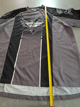 Maglia Motocross Fly Racing Patrol Grigia Nera 3XL
