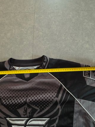 Maglia Motocross Fly Racing Patrol Grigia Nera 3XL