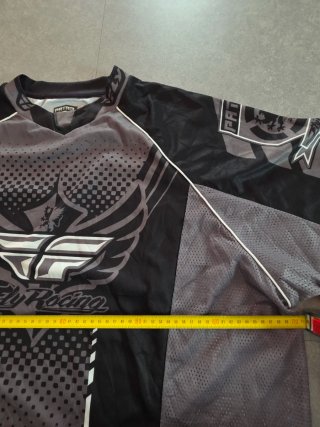 Maglia Motocross Fly Racing Patrol Grigia Nera 3XL