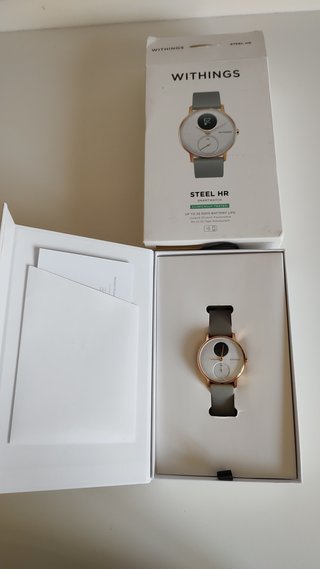 Reloj Withings Steel HR Gris/Oro Rosa