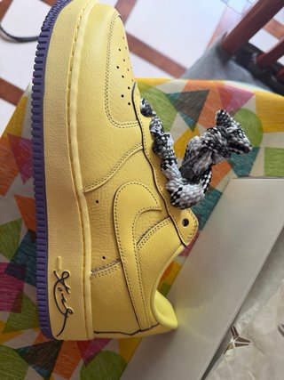 Nike Air Force 1 Low Potro Amarillo Púrpura