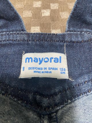 Peto corto vaquero niña con estrellas talla 8
