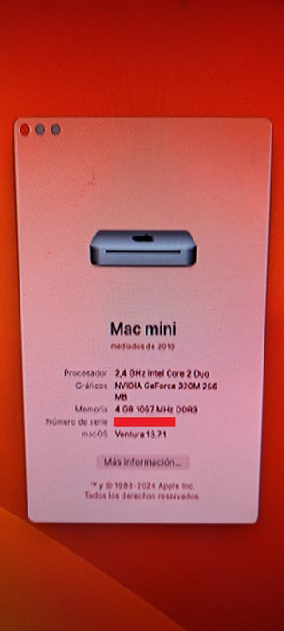 Mac mini mediados 2010
