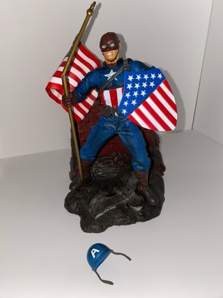 Action Figure Captain America Marvel Select 2002