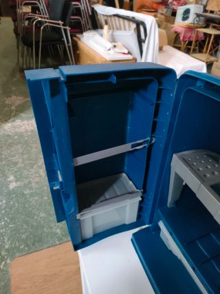 Maletín organizador Curver azul
