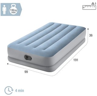 Colchón Hinchable Intex Individual con Bomba
