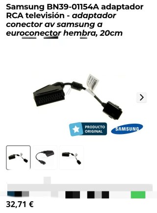 Adaptador Samsung RCA a Euroconector Hembra