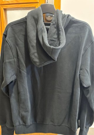 Sudadera Jordan Negra con Logo Bulls