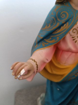 Virgen con Niño y Aureola. 37 altura