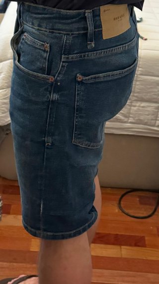 Pantalón corto vaquero Zara T.40
