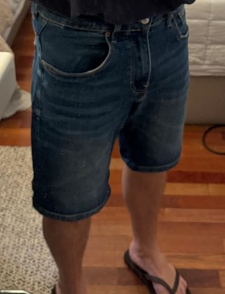 Pantalón corto vaquero Zara T.40