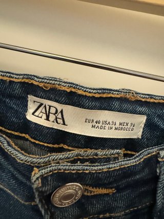 Pantalón corto vaquero Zara T.40
