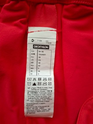 Falda pantalón coral  talla 38