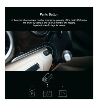 JC400P 4G WiFi Dashcam Monitor Remoto