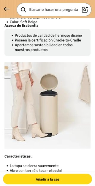 Cubo Basura/Papelera Pedal Ikea 30L