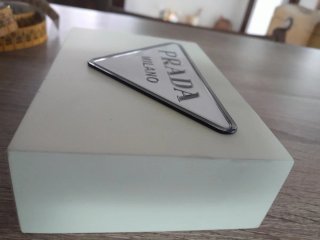 Fermacarte/Fermalibri Prada Milano Panna